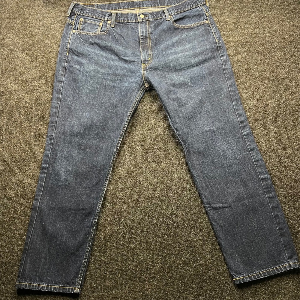 Levis 569 Loose Straight Jeans Mens 40x30 Dark Wash Blue Denim 00569-0160